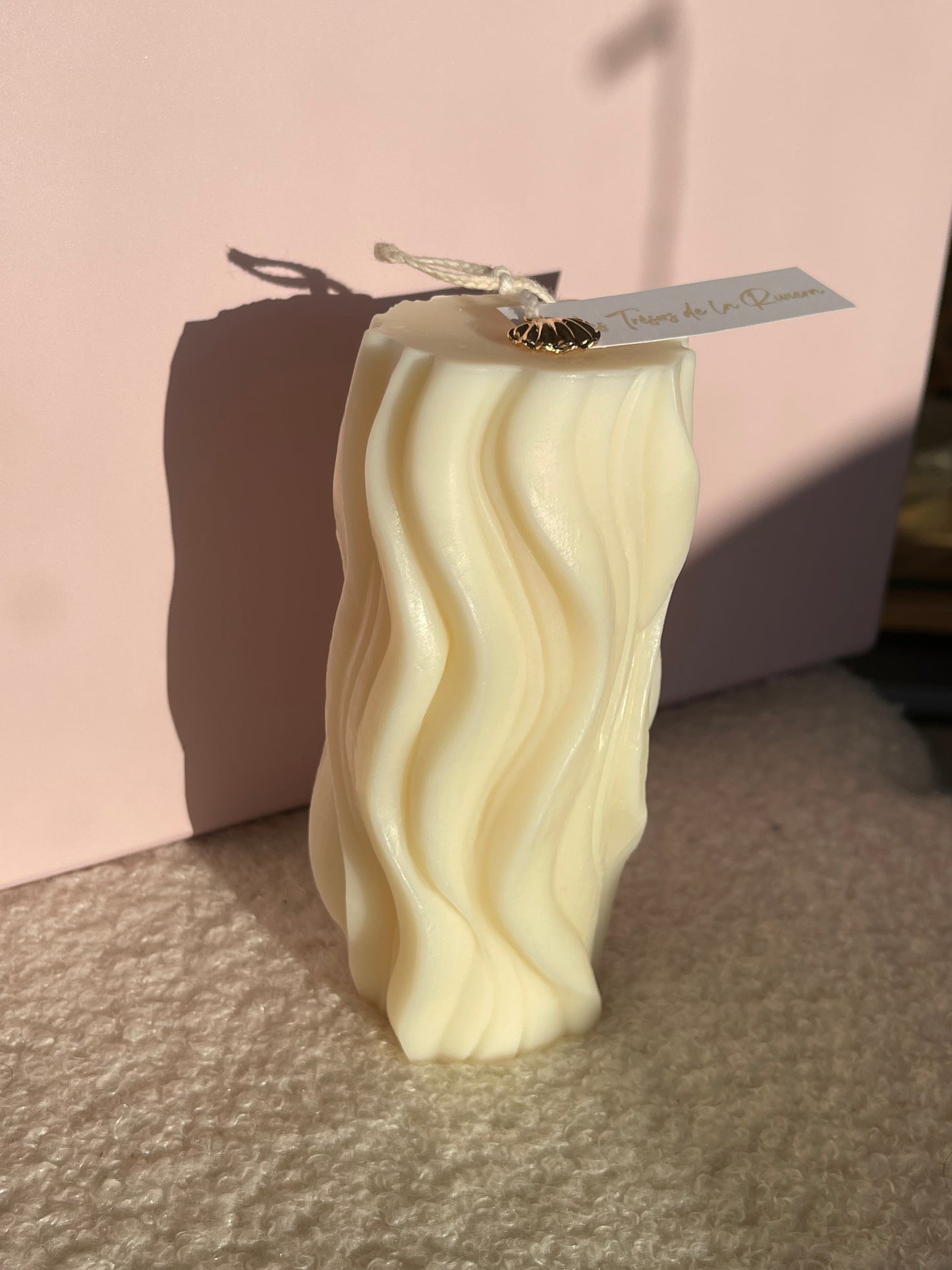 les trésors de la Riviera, Bougie végétale artisanale, vagues, Parfums de Grasse