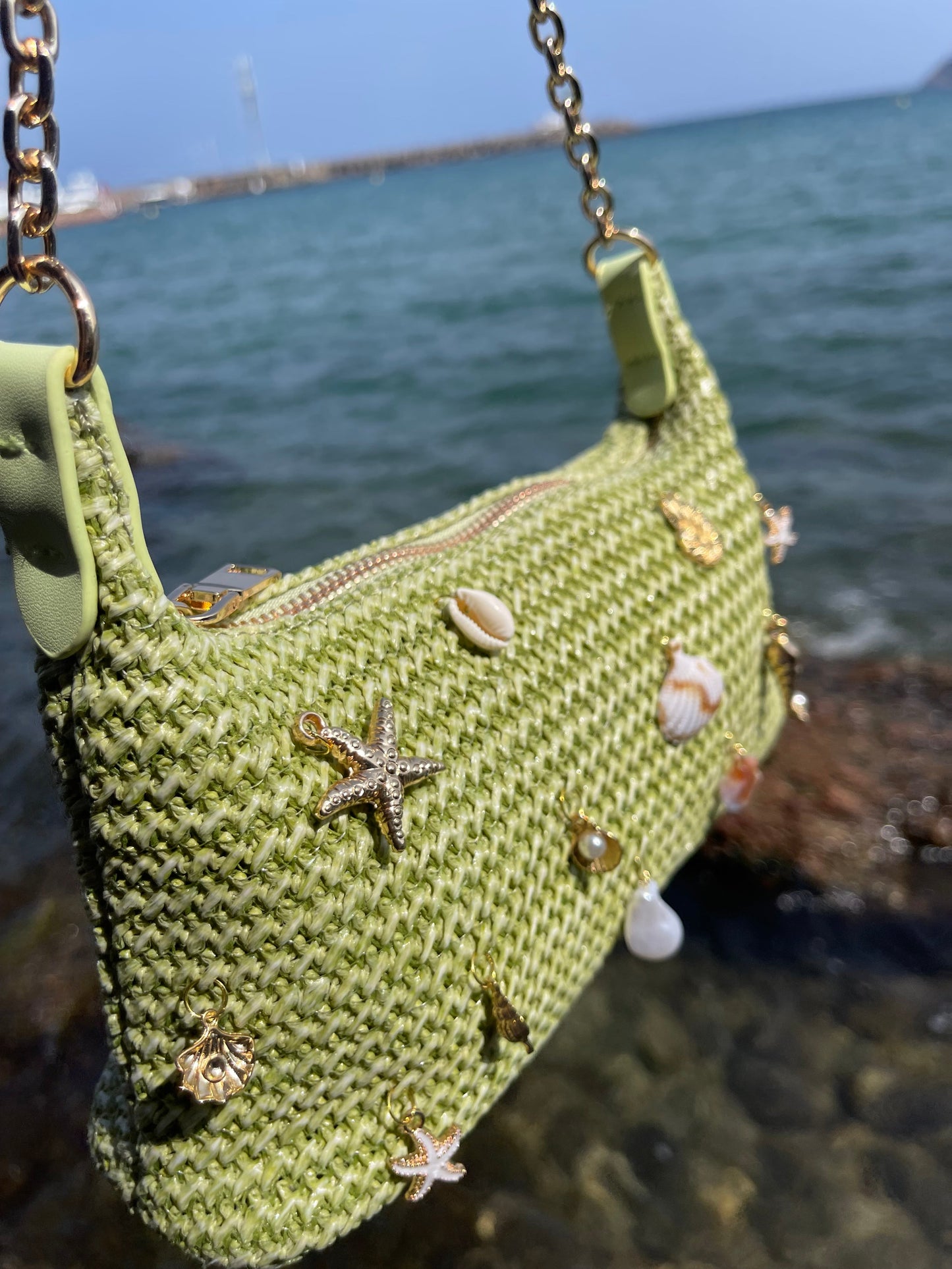 Sacs BAÏA Les Trésors de la Riviera sacs breloques coquillages