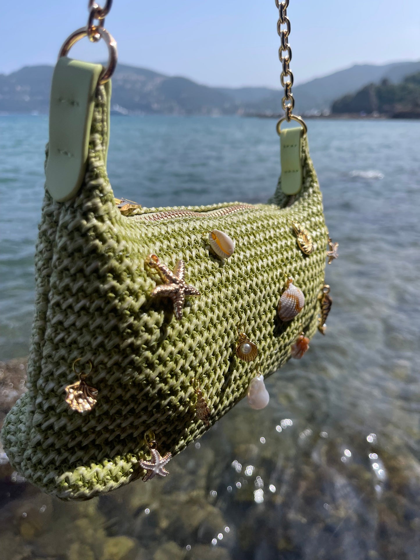 Sacs BAÏA Les Trésors de la Riviera sacs breloques coquillages