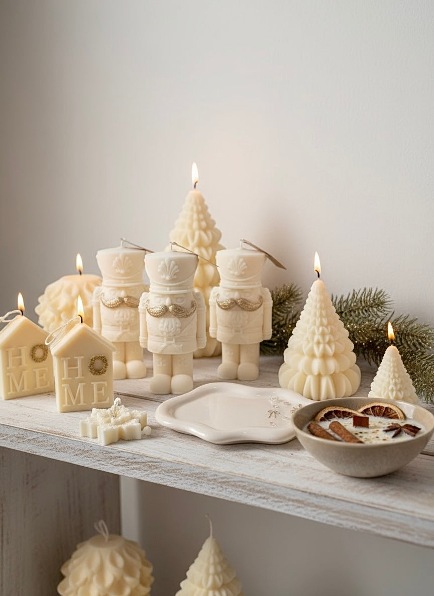 Bougie SOUVENIR DE NOËL - Les Trésors de la Riviera