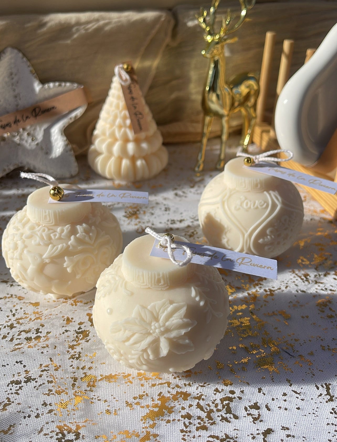 Bougie BOULE DE NOËL