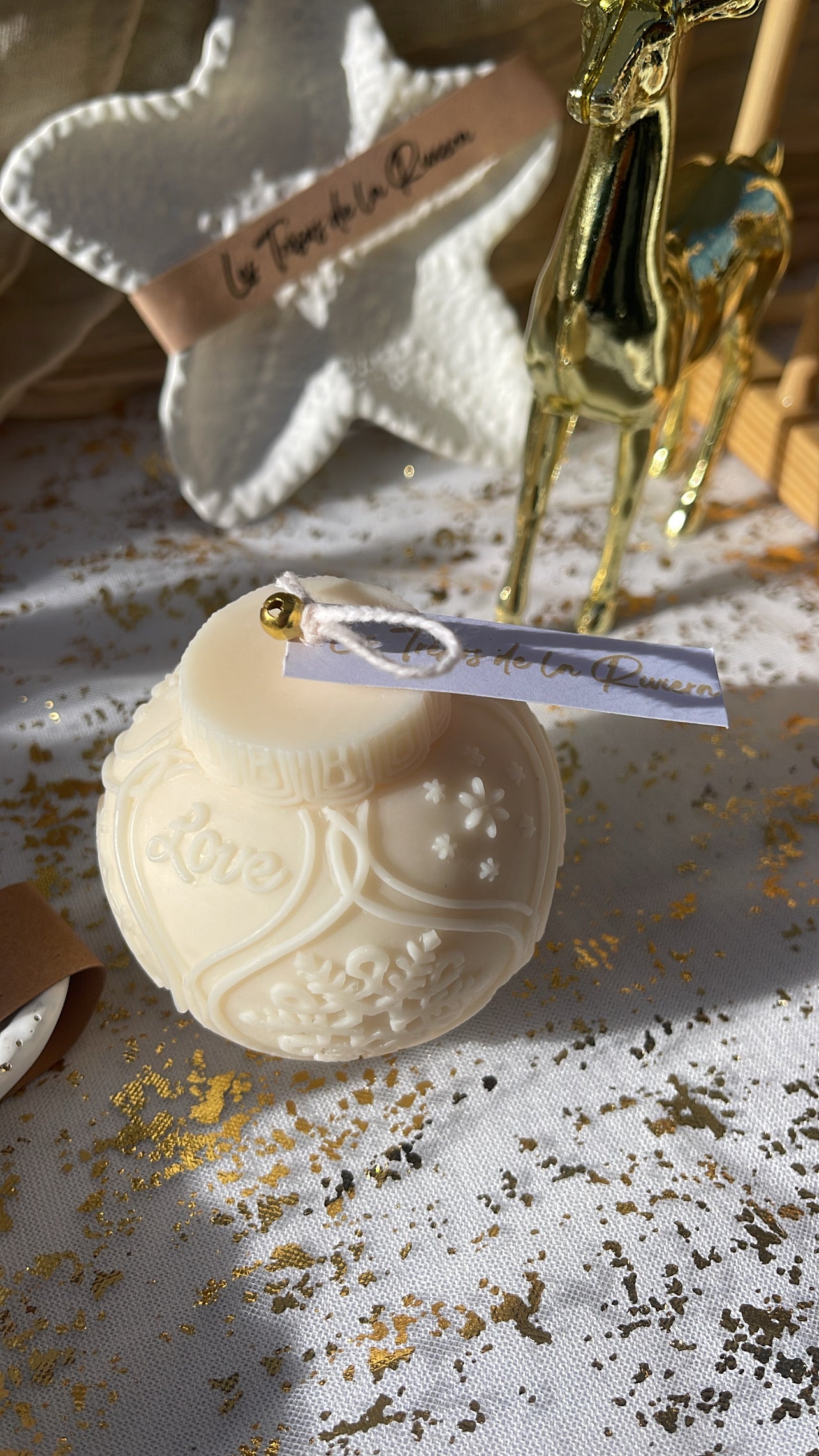 Bougie BOULE DE NOËL