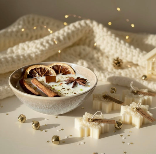 Bougie SOUVENIR DE NOËL - Les Trésors de la Riviera