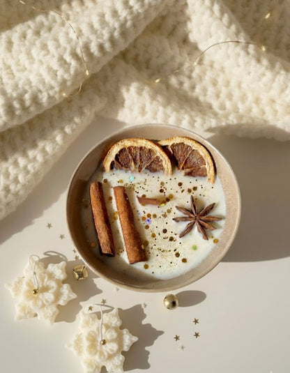 Bougie SOUVENIR DE NOËL - Les Trésors de la Riviera