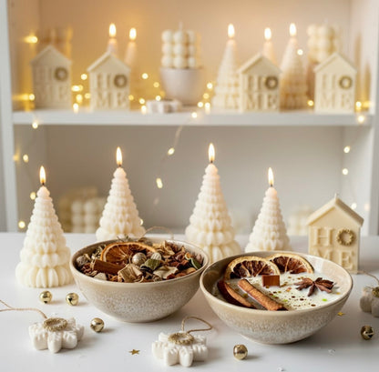 Bougie SOUVENIR DE NOËL - Les Trésors de la Riviera